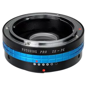 Adapter Mamiya ZE an Pentax K Kamera