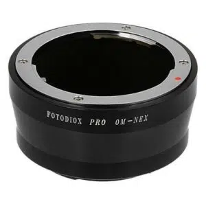 Adapter Pro OM an Sony Alpha E