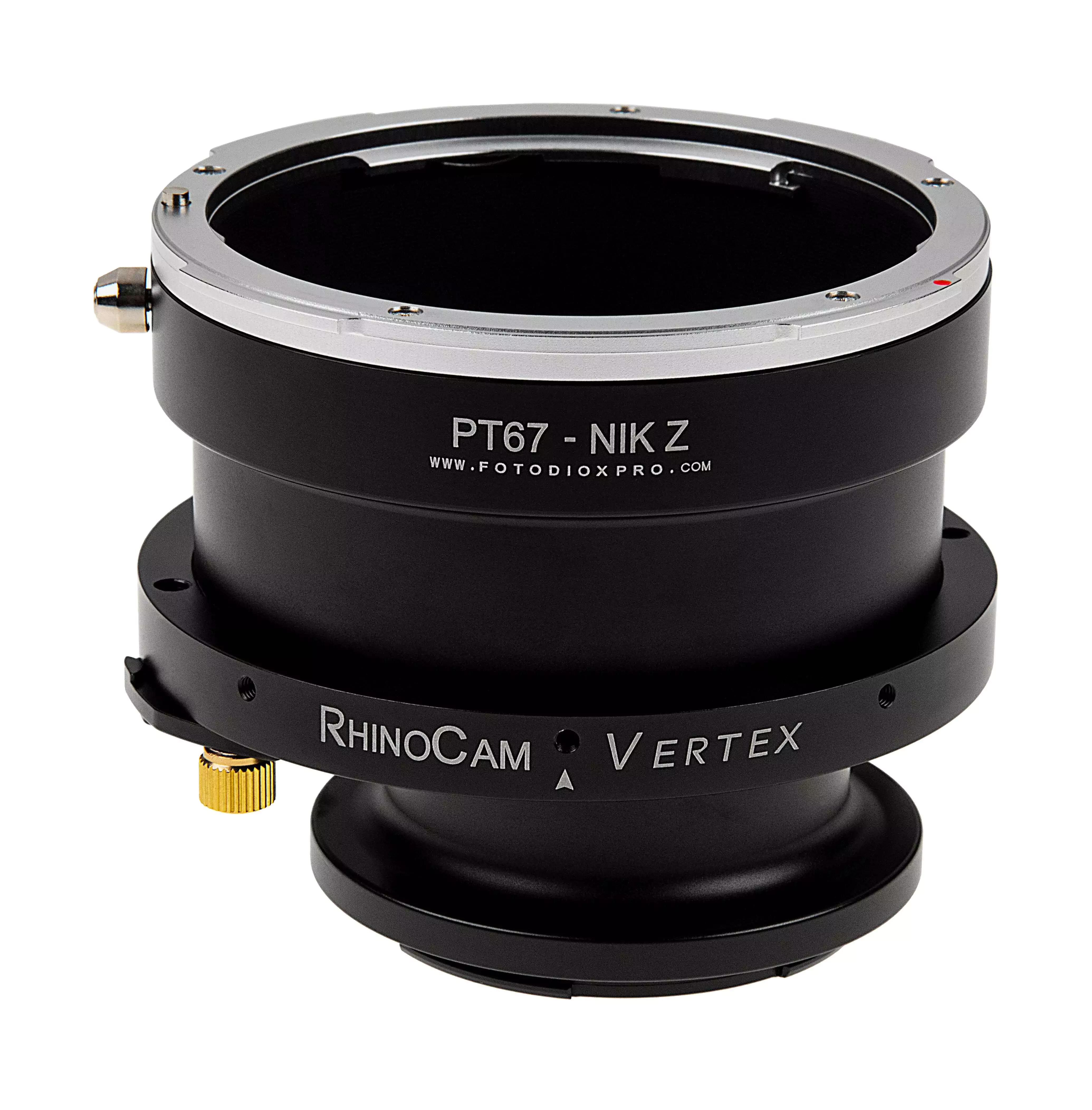 RhinoCam Adapter P67 Linse an Nikon Z 1 RhinoCam Adapter P67 Linse an Nikon Z