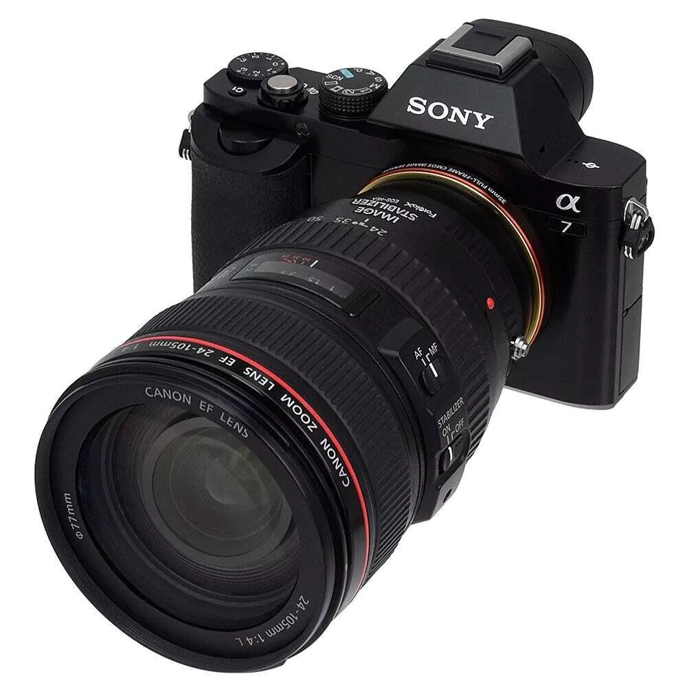Adapter Canon EOS an Sony Alpha E Mount 6 Adapter Canon EOS an Sony Alpha E Mount – Bild 6