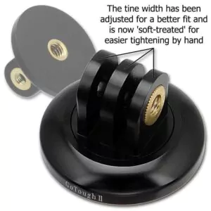 Fotodiox GoTough Kamerastativadapter II Schwarz