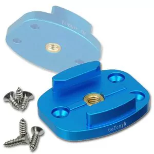 Fotodiox GoTough QR Halterung mit Schraubenlöchern Blau