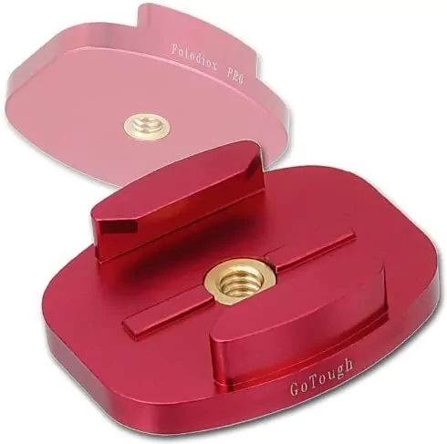 Fotodiox GoTough QR Halterung Rot 1 Fotodiox GoTough QR Halterung Rot