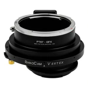 RhinoCam Adapter P67 an Fuji GFX