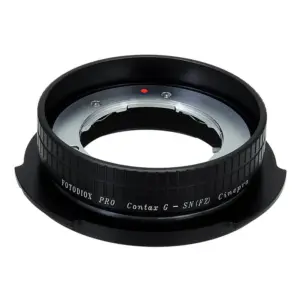 Adapter Contax G an Sony Cine FZ Kamera